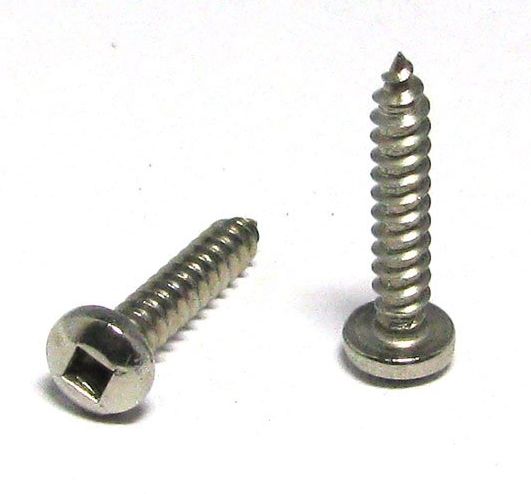 SELF TAPPING SCREW PAN SQ SS304 8G X 1-1/2 